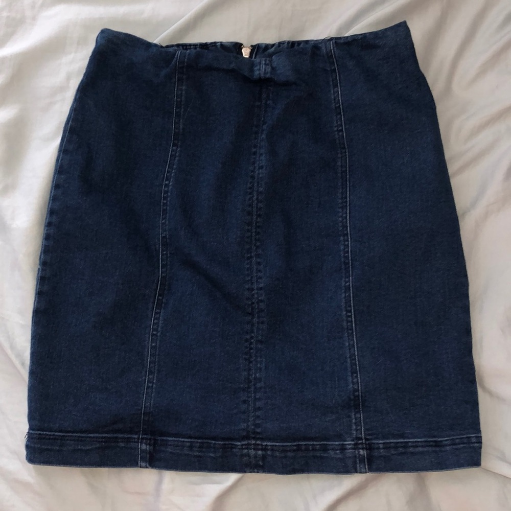 Denim Mini Skirt